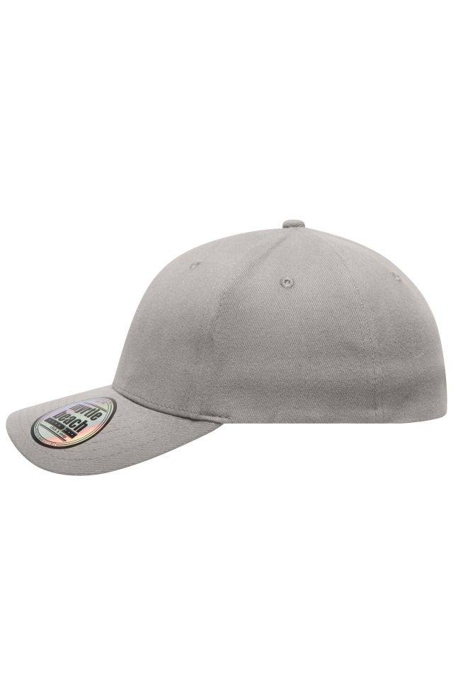 6 Panel Elastic Fit Baseball Cap Trendiges 6 Panel Cap ohne Verschluss grau, Gr. L/XL-2