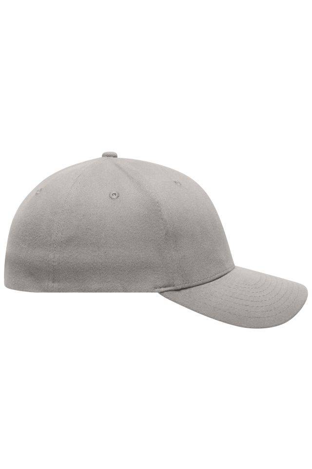 6 Panel Elastic Fit Baseball Cap Trendiges 6 Panel Cap ohne Verschluss grau, Gr. L/XL-3