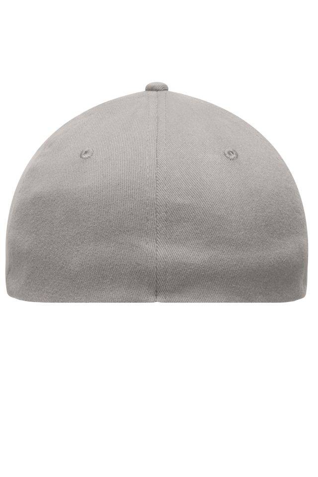 6 Panel Elastic Fit Baseball Cap Trendiges 6 Panel Cap ohne Verschluss grau, Gr. L/XL-4