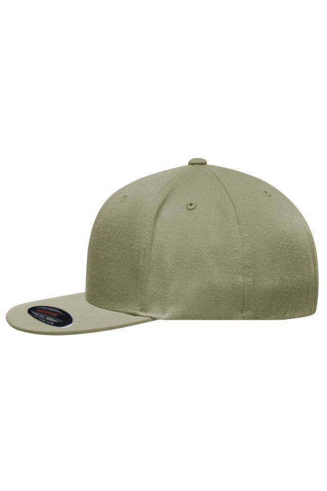 Flexfit® Flat Peak Cap 6 Panel Cap ohne Verschluss braun, Gr. L/XL-3