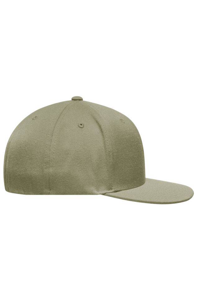 Flexfit® Flat Peak Cap 6 Panel Cap ohne Verschluss braun, Gr. L/XL-4