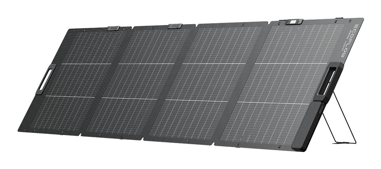 Ecoflow 220W Lightweight Portable Solar Panel, 220 W, 220 W, 21,4 V, 12,2 A, Monokristallines Silizium, Boden
