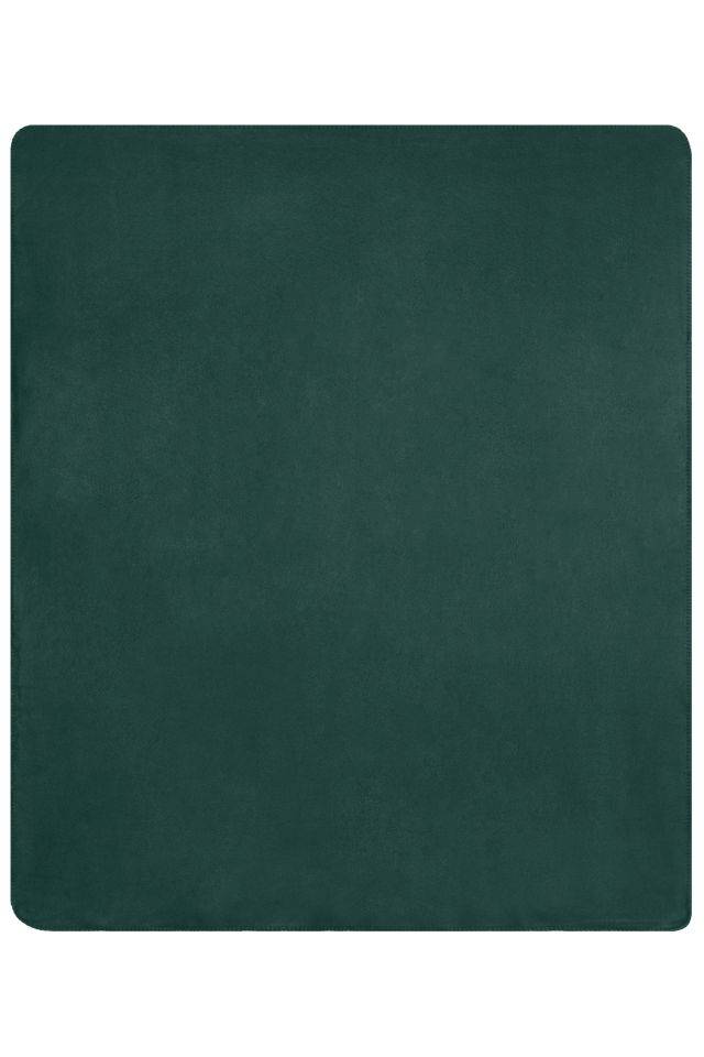 Bonded Fleece Blanket Hochwertige zweischichtige Fleecedecke für Büro, Gastronomie oder für grün/braun, Gr. one size-3