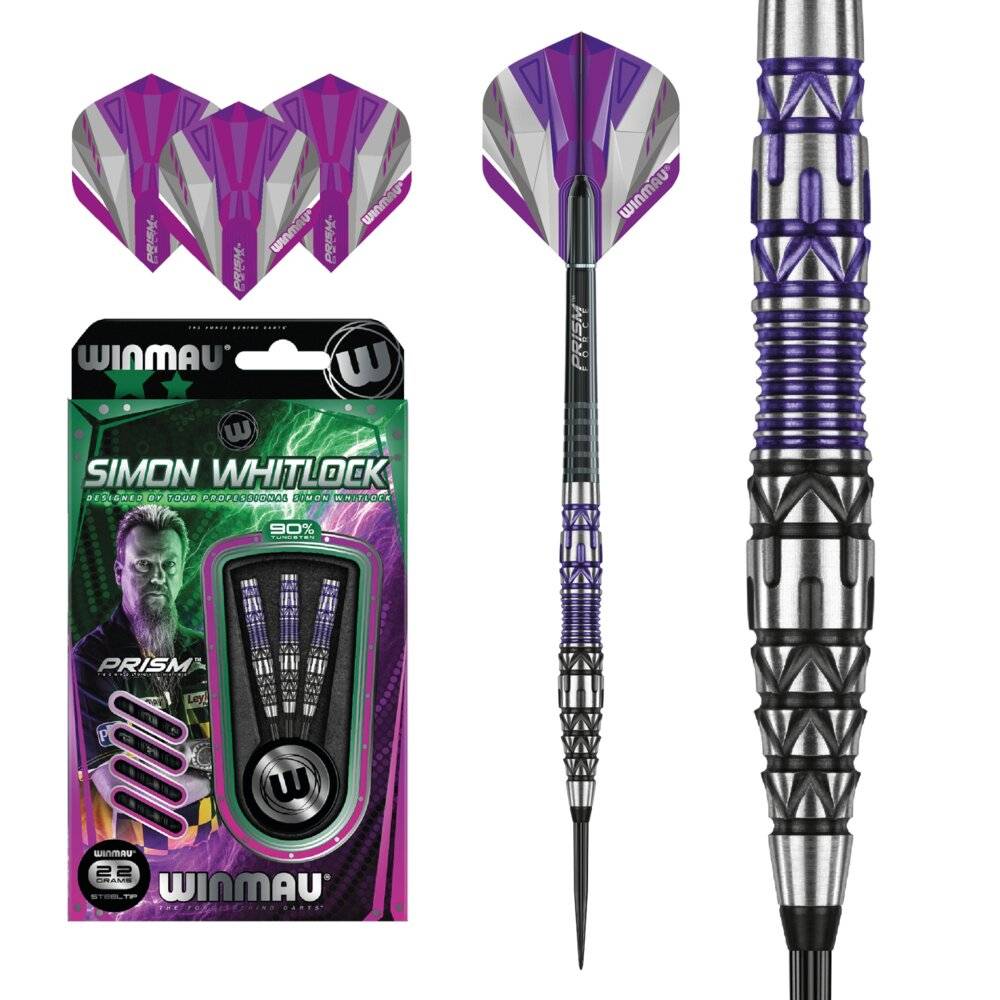 Winmau S.Whitlock Steeldart Spezial-Edition 1437 22 g oder 24 g-0