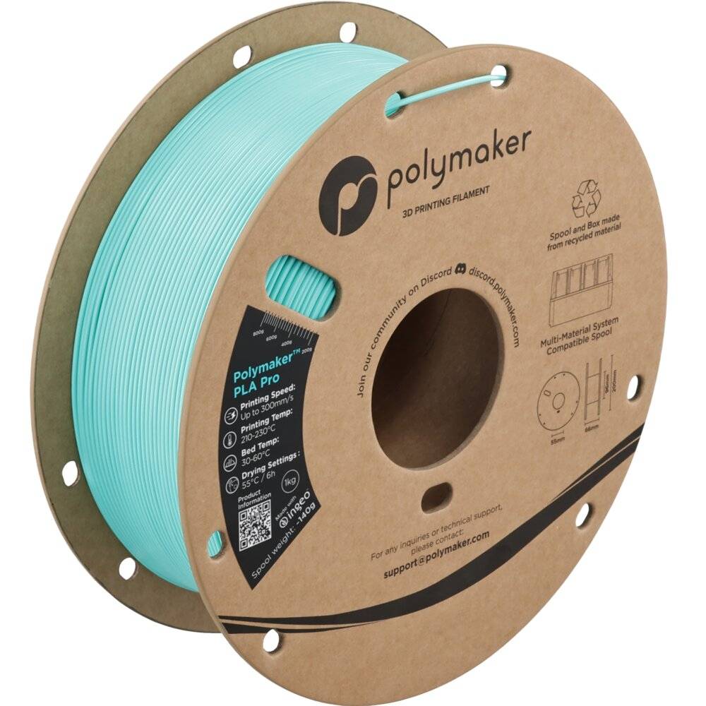Polymaker PLA PRO HIGH SPEED TOUGH 1,75mm TEAL 1kg-0