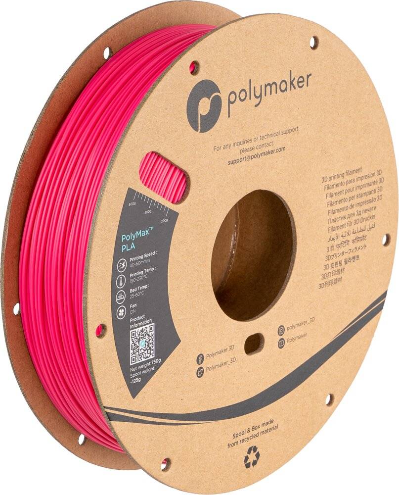 Polymaker TOUGH PLA 1.75mm PINK 0.75kg-2