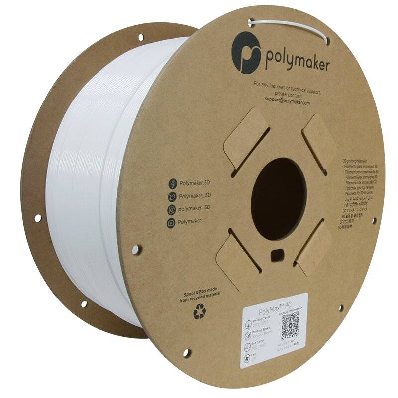 Polymaker Tough PC 1.75mm WHITE 3kg-5