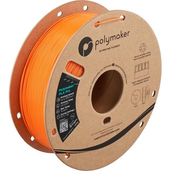 Polymaker PLA PRO HIGH SPEED TOUGH 1,75mm ORA 1kg