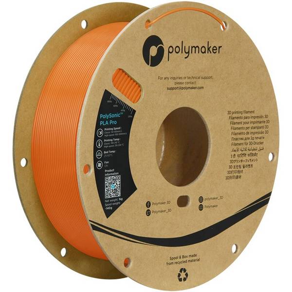Polymaker PLA HIGH SPEED 1.75mm ORANGE 1kg