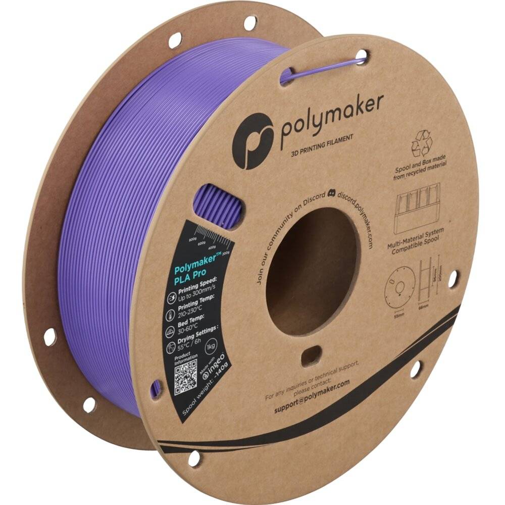 Polymaker PLA PRO HIGH SPEED TOUGH 1,75mm PURP 1kg-2