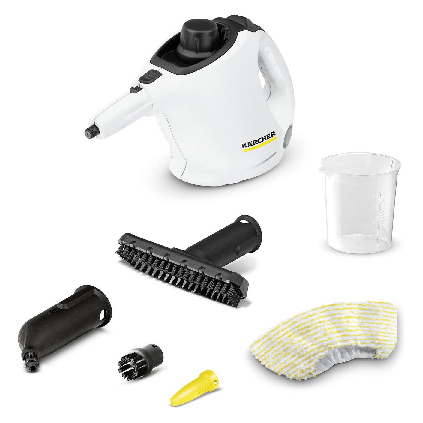 Kärcher SC 1, Zylinder-Dampfreiniger, Schwarz, Weiß, 4 m, 200 ml, 1200 W, 220-240 V-0