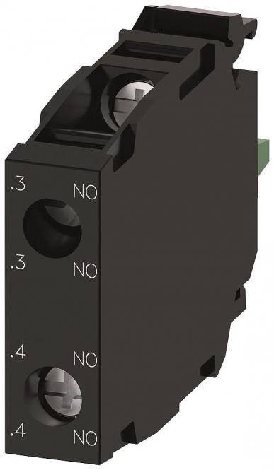 Siemens 3SU1400-1AA10-1DA0 Kontaktmodul 2 Schließer 500 V DC/AC Passend für Marke (Relais): Siemens 1 St.