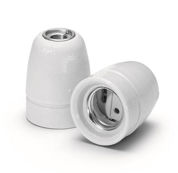 VOSS Porzellan Fassung E27 534833 f. AGL Gewinde G3/8A