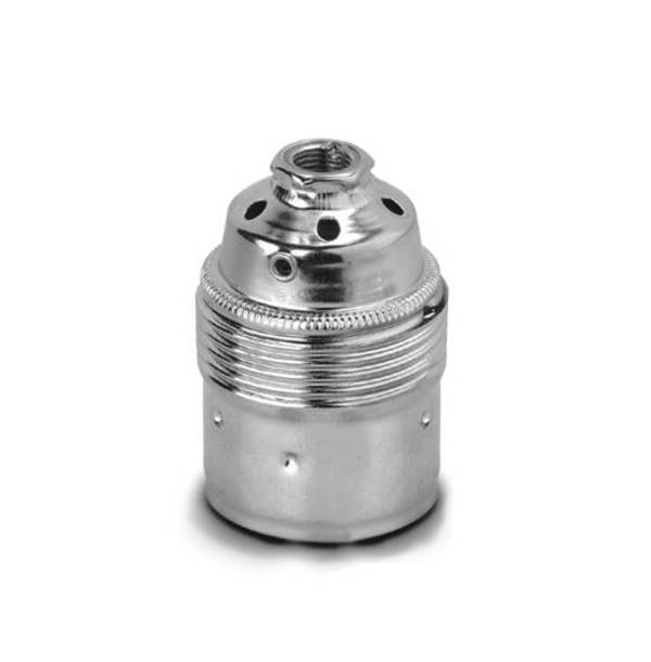 VOSS Metall Fassung E27 messingf. 102803 Glattmantel Gewinde M10X1