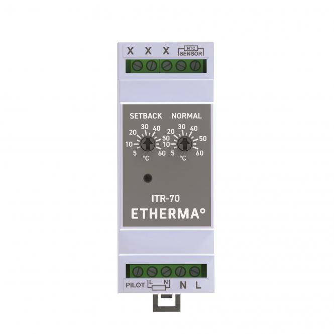 ETHERMA steckerf.Heizschleife 2m ICE-02 20W 230V f.Metallrohre 40571-0