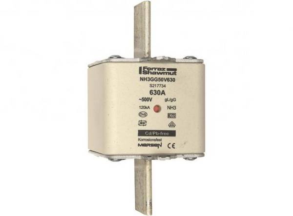 Mersen 1B389.000000 NH3 630A gG 500V NH-Sicherung sfü spannungsführend
