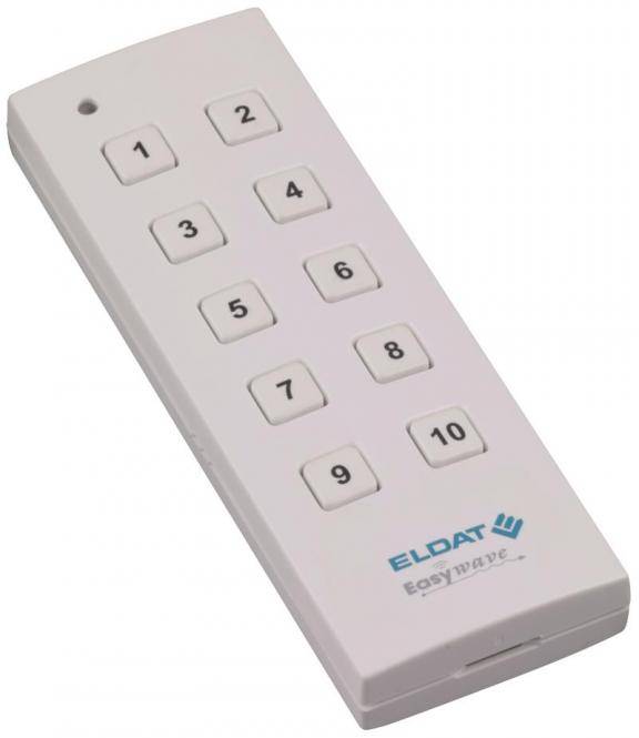 ELDAT Handsender RT34-5010E-01-0 10 - Kanal, signalweiß RAL9003-0