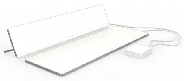 ETHERMA Arbeitsplatz- LAVA-DESK-ZONE-W heizung Set weiss 46380