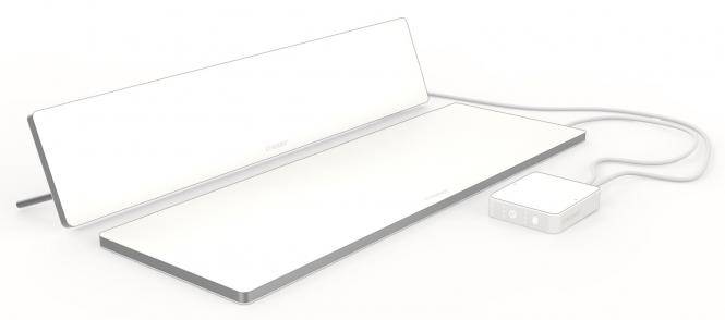 ETHERMA Arbeitsplatz- LAVA-DESK-ZONE-W heizung Set weiss 46380-0