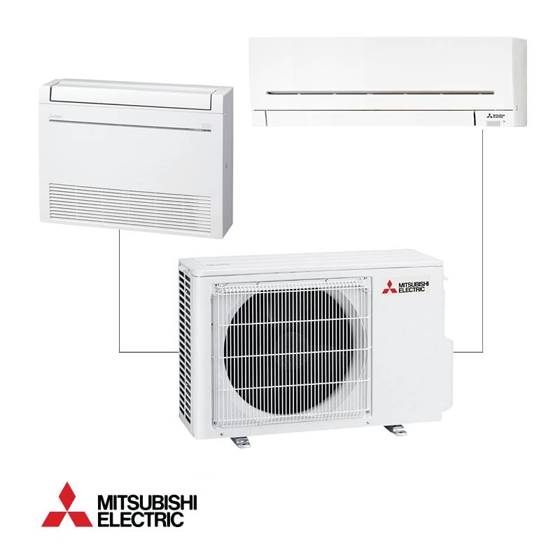 Mitsubishi Electric MXZ-2F53VF Multi-Split Außengerät – 18.000 BTU/h (5,3 kW), bis 2 Innengeräte, R32 Inverter-1