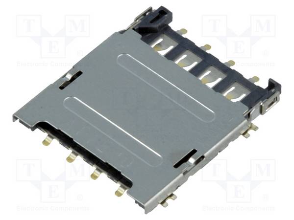 Micro SIM SMT PIN: 8 Steckverbinder: für Karten