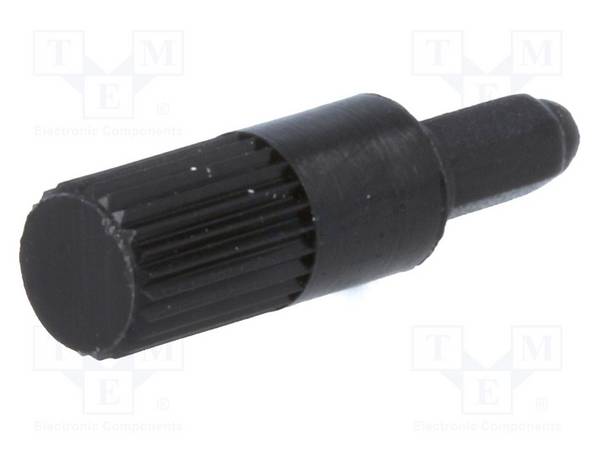 Regulierungswelle Drehknopf schwarz 13mm