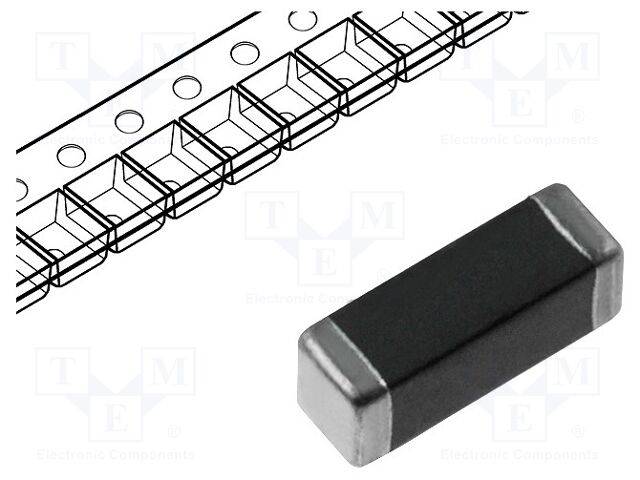 1806 Imp.@ 100MHz: 60Ω Ferrit: Perle SMD 6A R: 0,01Ω -55÷125°C-0