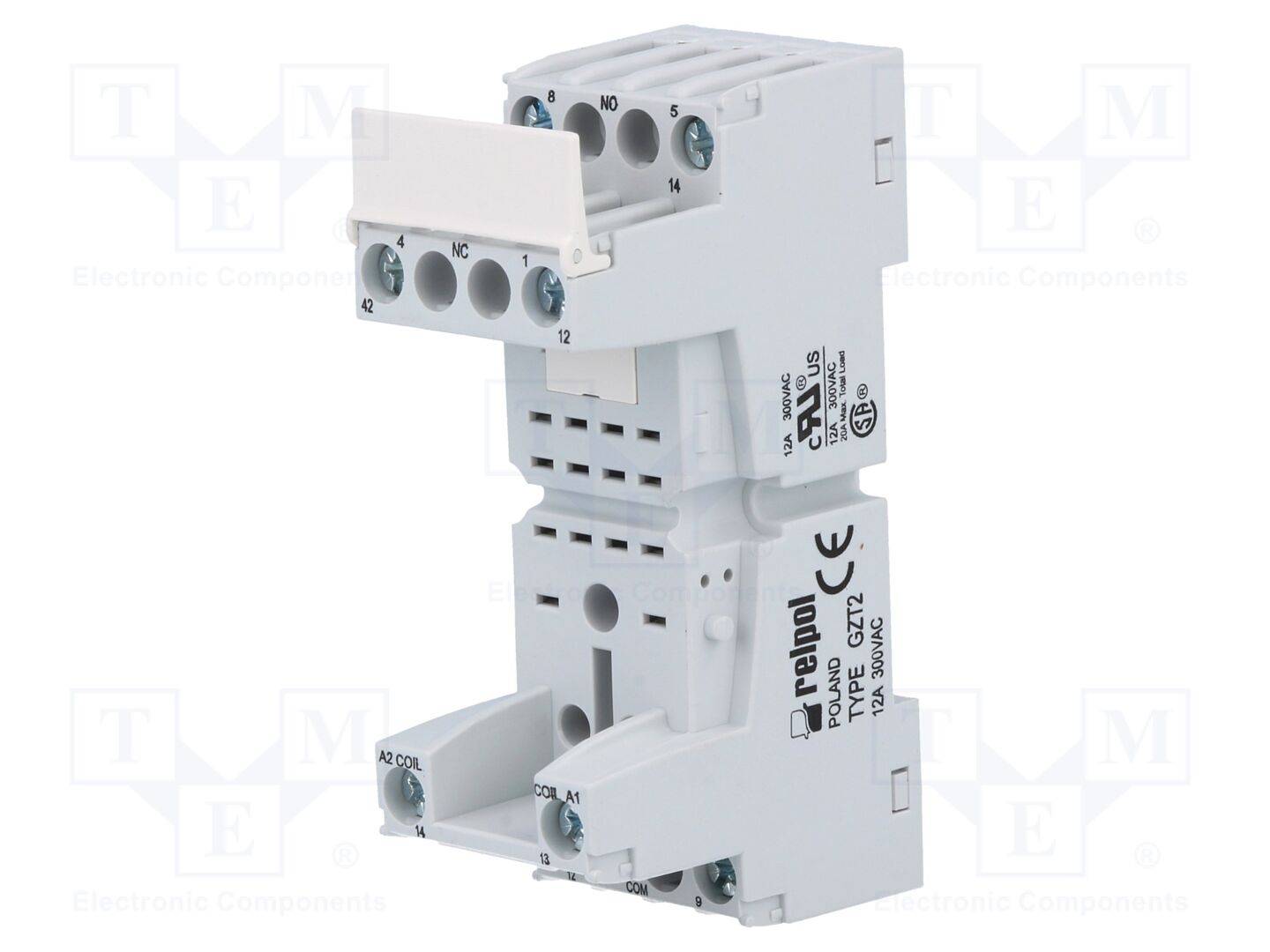 für Frontplatten,für DIN-Schiene 12A 300VAC PIN: 8 Sockel-0