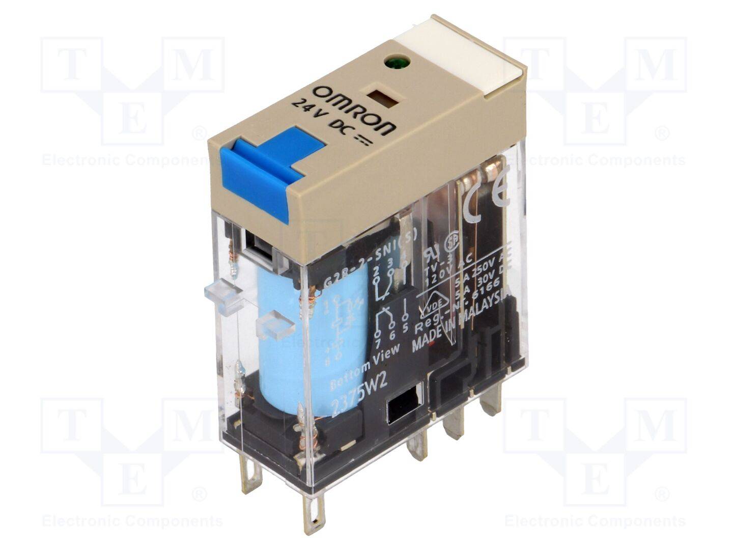 DPDT USpule: 24VDC IKontakt max: 5A Relais: elektromagnetisch-0
