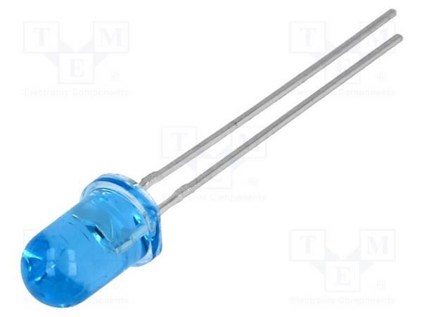 5mm IR Sender 160mW blau,transparent THT 1÷1,6VDC 20° 880nm