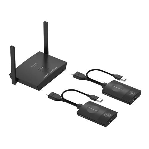 PANASONIC TY-WPS2 - PressIT Wireless Präsentation System Basis-Set (1x Empfänger-Box | 2x HDMI/USB-A Sender |-0