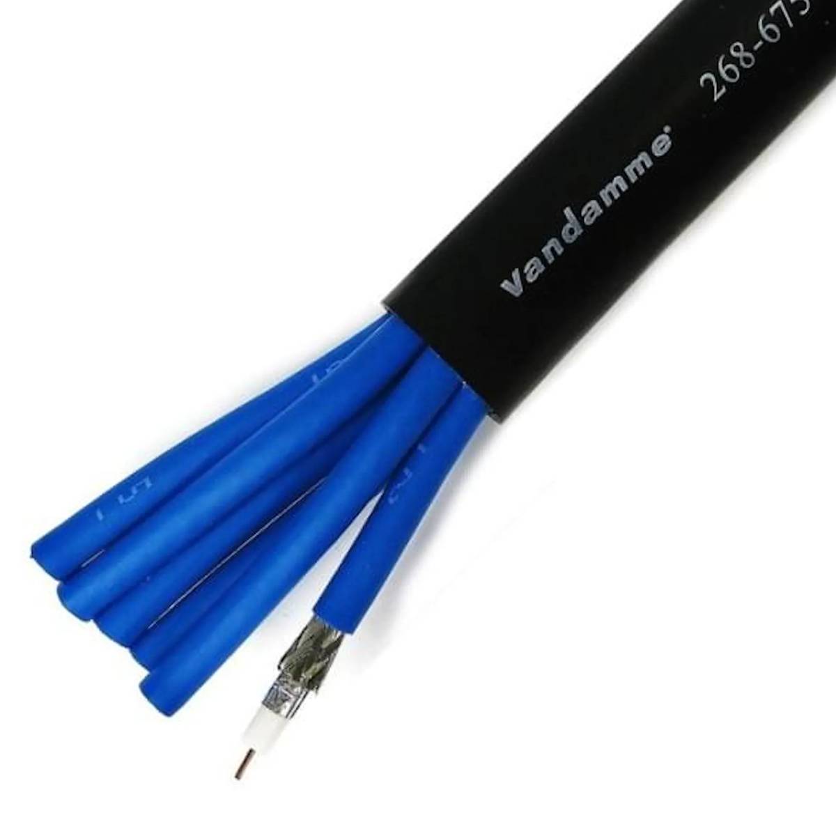 Van Damme HD Vision 6-Wege Dynamic Multicore BNC Koaxialkabel 15m-1