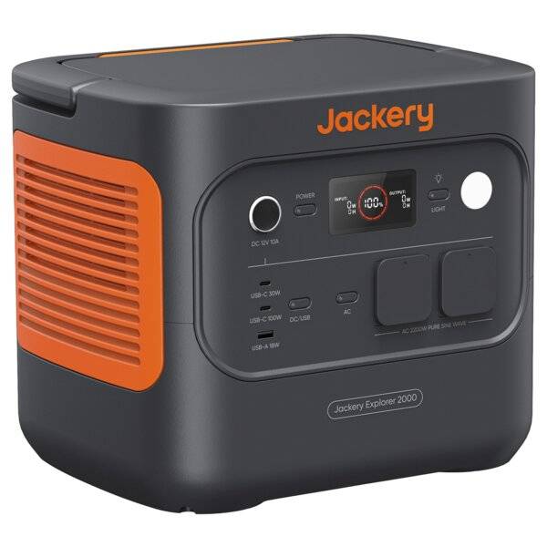 Jackery Explorer 2000 v2, AC, Solar, 2042 Wh, 2200 W, DC 12, AC 230, USB A 5, 230 V, 1,75 h-4