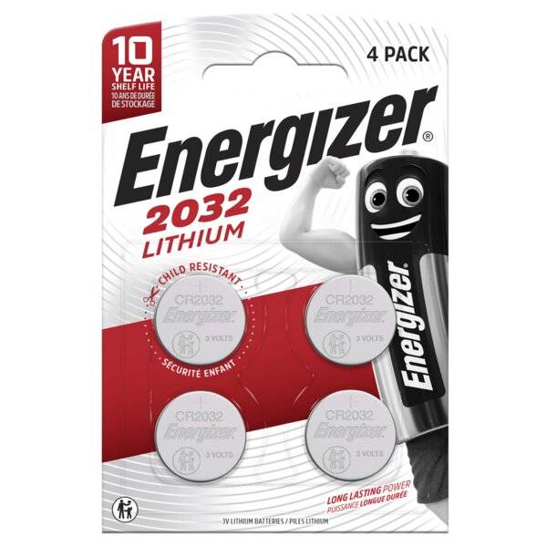 Energizer Knopfzelle CR2032 4er Blister-0