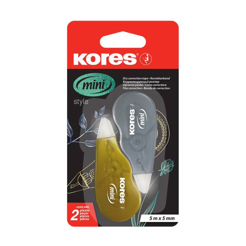 Kores Einweg-Korrekturroller "Mini Metallic Style"-0