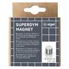 sigel Neodym-Design-Magnete Zylinder "Strong" C5, 5er Set