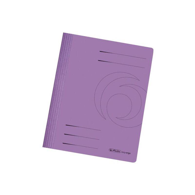 herlitz Schnellhefter easyorga, DIN A4, Manilakarton, lila