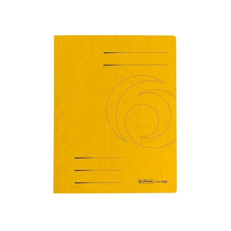 herlitz Schnellhefter easyorga, A4, Karton, gelb