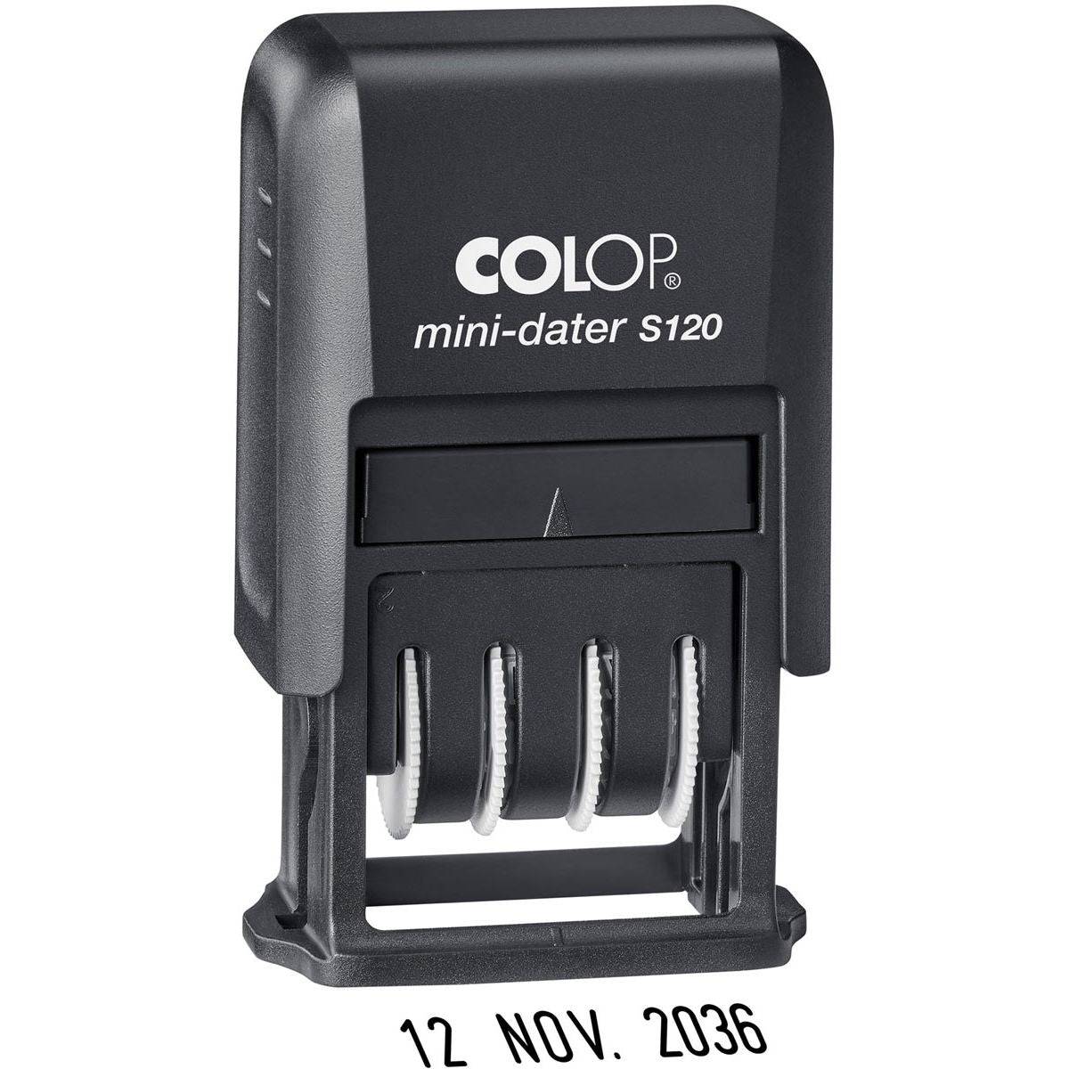 COLOP Datumstempel Mini-Dater S 120 D01, schwarz, FR-0
