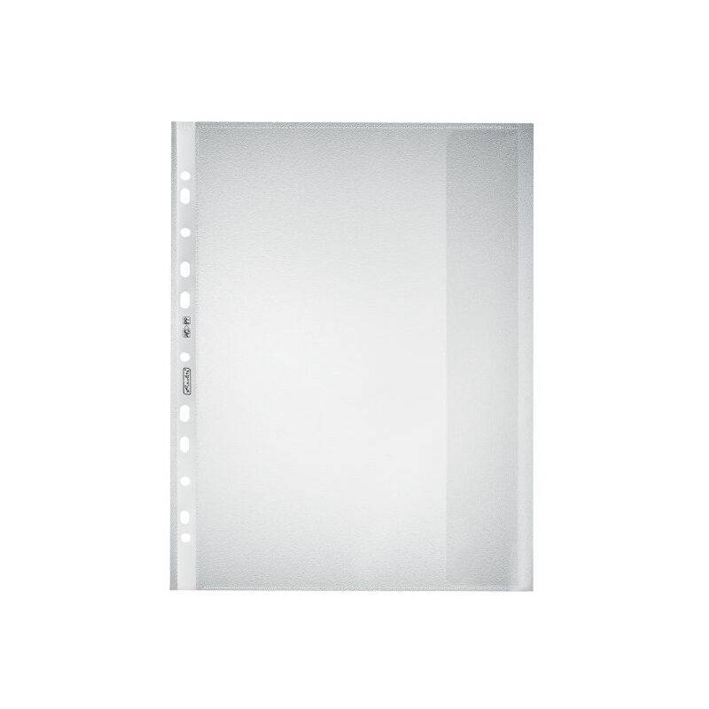 herlitz Prospekthülle mit Verschlusslasche, A4, genarbt-0