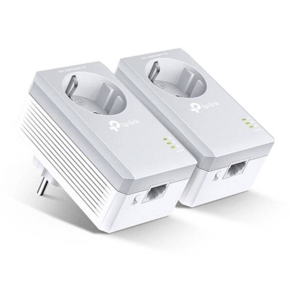 TP-Link TL-PA4010P KIT AV600 Passthrough Powerline Starter Kit-0