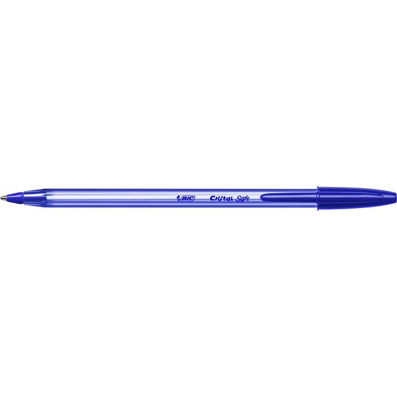 BIC Kugelschreiber Cristal Soft, Strichfarbe: blau (5103498)-0