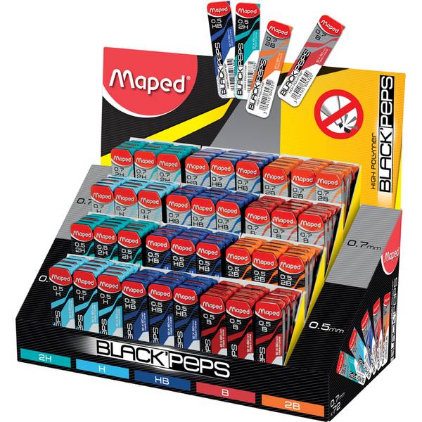 Maped Druckbleistift-Mine BLACK'PEPS, 144er Display