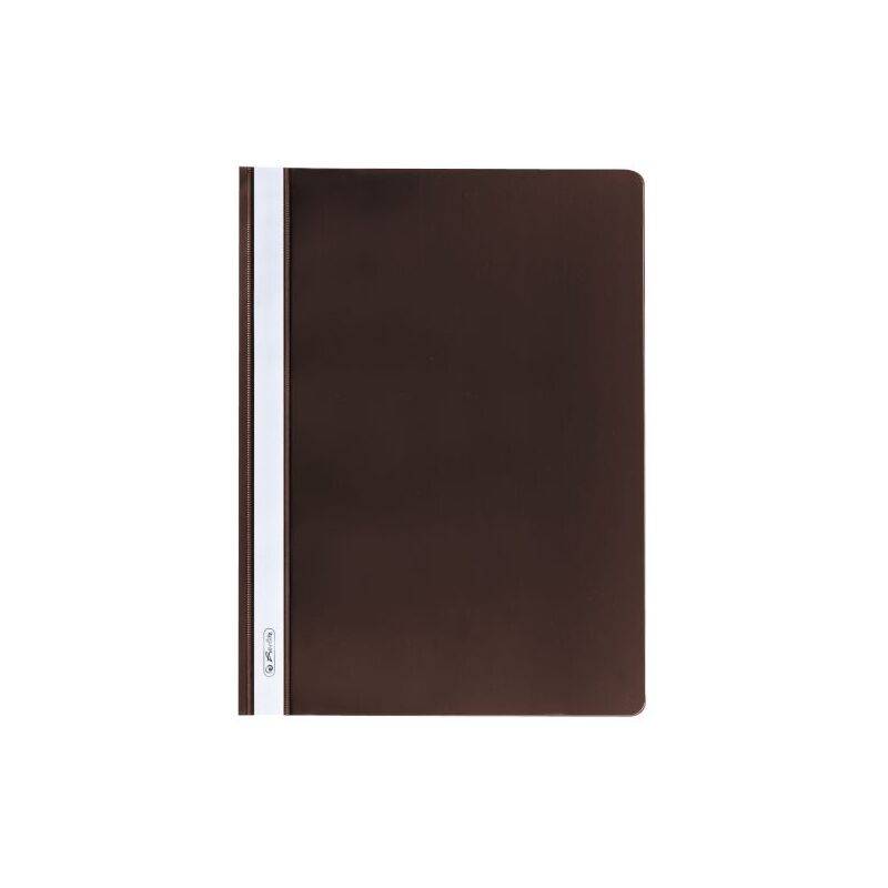 herlitz Schnellhefter, DIN A4, aus PP-Folie, braun-0