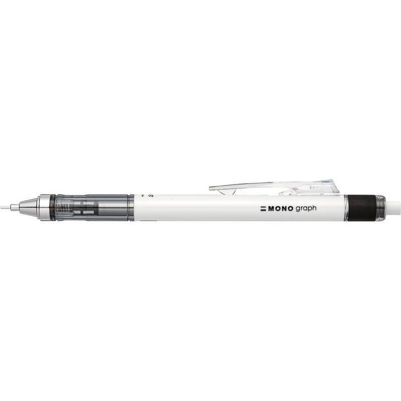 Tombow Druckbleistift "MONO graph", 0,7 mm, weiß-0