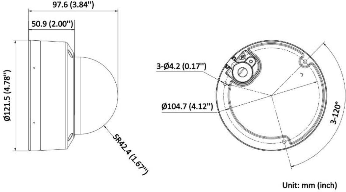Hikvision DS-2CD2183G2-LIS2U(2.8mm) 8 MP Acusense Smart Hybrid Light Feste Dome Netzwerk Kamera-1