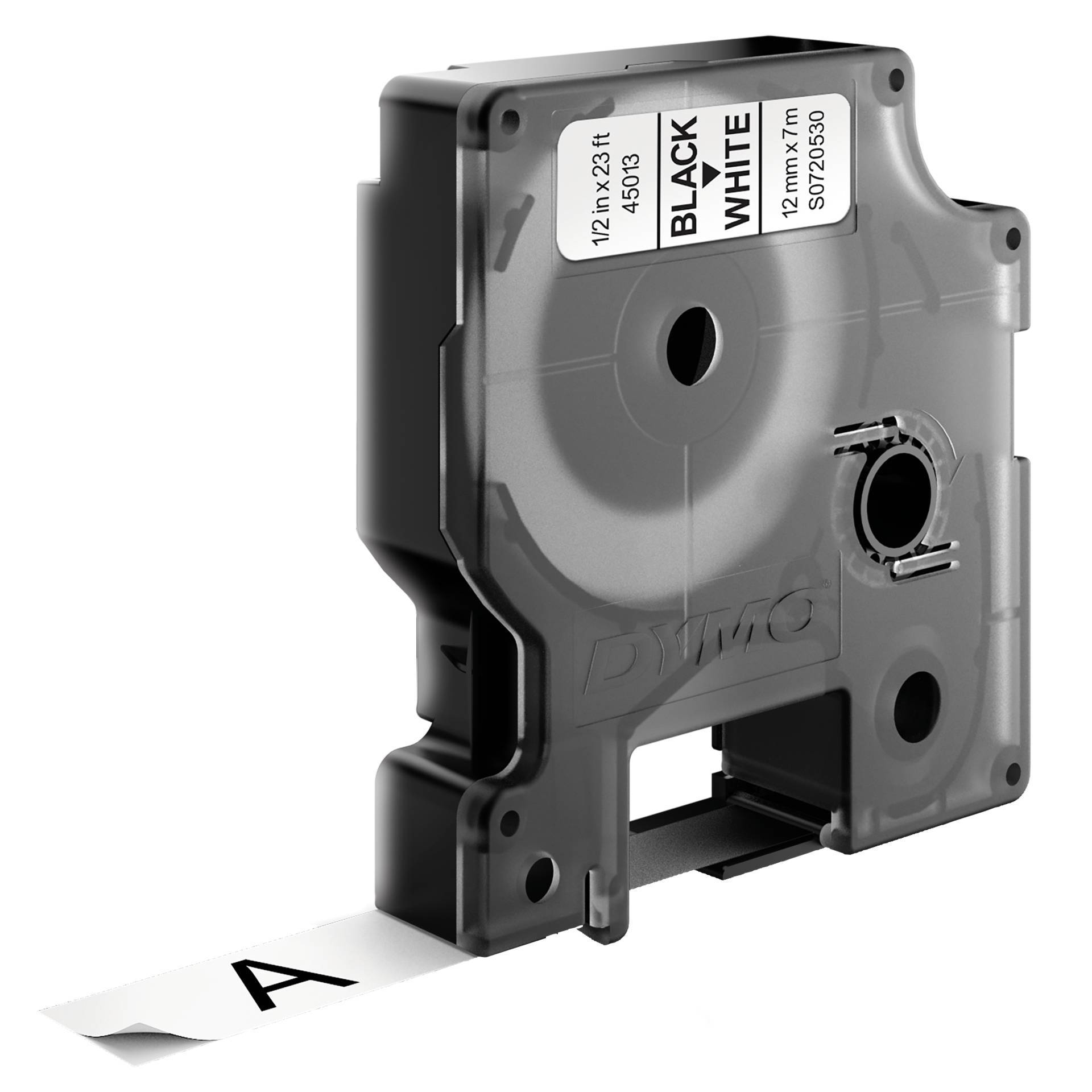 Dymo D1 Polyesterband 12 mm x 7 m, schwarz auf weiß (Artikel wird/wurde unter Herstellernummer S0720530 und 45013-1
