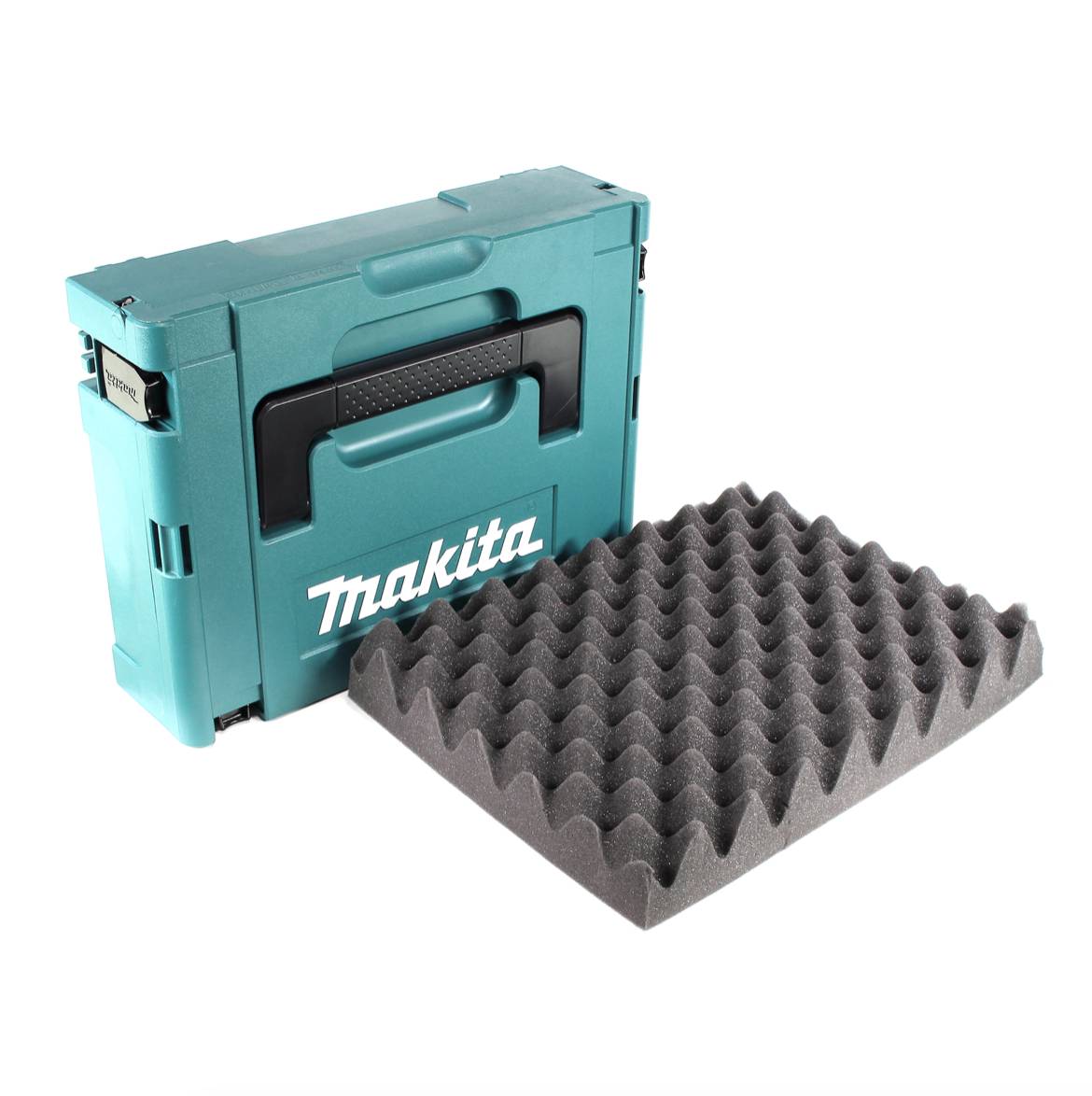 Makita MAKPAC 1 Systemkoffer - mit Universaleinlage für Makita 18 V Akku Geräte Schrauber Sägen Schleifer-1
