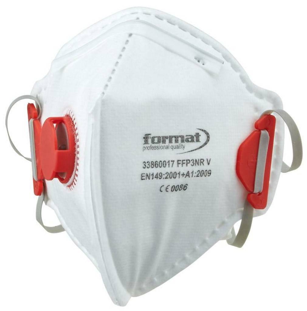 10 x ATEMSCHUTZFALTMASKE MIT VENTIL FFP 3, FORMAT-0