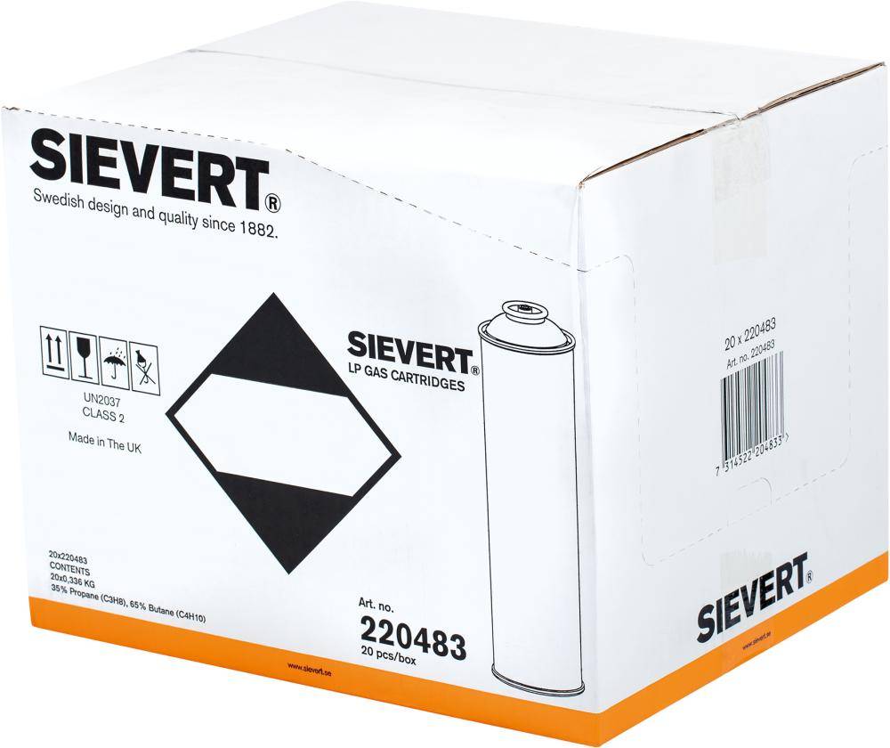 SIEVERT Schraubkartusche Powergas 336g-1